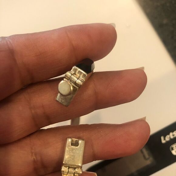 Vintage Sterling silver 925 Bracelet /w genuine Agate stones - Picture 7 of 16